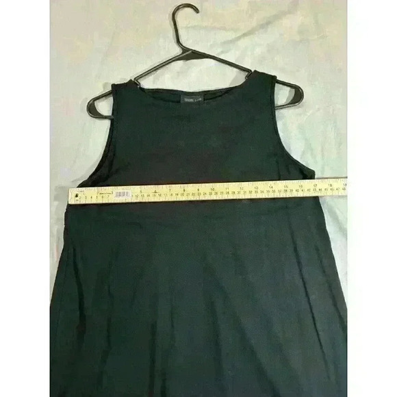 J Jill Wearever Collections Womens Knit Sleeveless Maxi Dress Sz S Petite Black - Picture 6 of 8